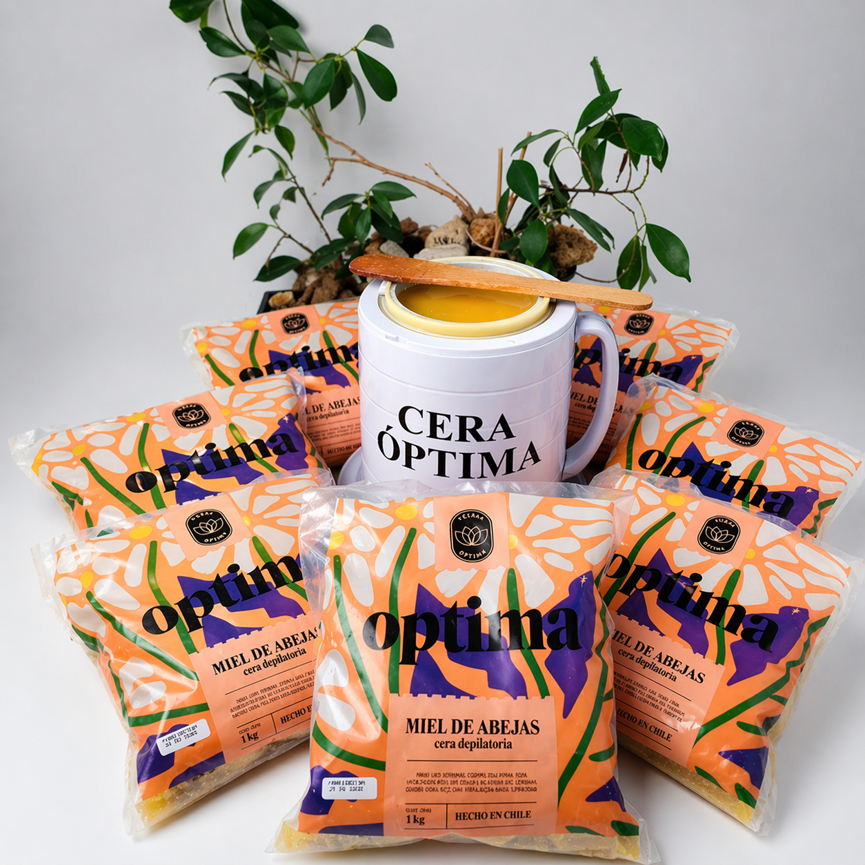 Cera Depilatoria Profesional Miel de Abejas 1Kg